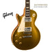 GIBSON 1957 LES PAUL GOLDTOP REISSUE VOS LEFT-HANDED ELECTRIC GUITAR - DOUBLE GOLD - Music Bliss Malaysia