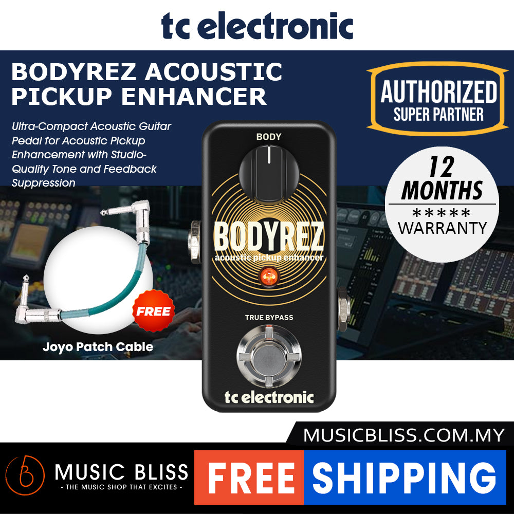 tc electronic bodyrez pedal TC Electronic BodyRez Acoustic Pickup Enhancer