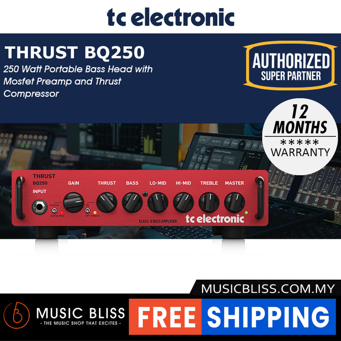 TC Electronic Thrust BQ250 250-Watt Compact Bass Head