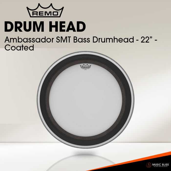 Remo Ambassador SMT Coated Drumhead (Available in sizes 16"-22")