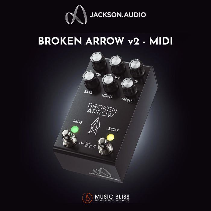 Jackson Audio Broken Arrow Overdrive Pedal - Anodized Black