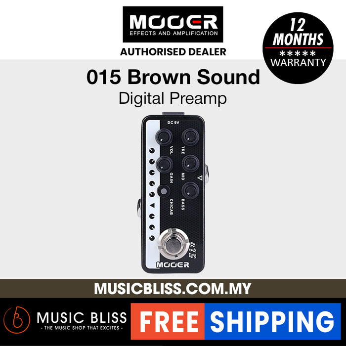 Mooer 015 Brown Sound Micro Preamp Pedal