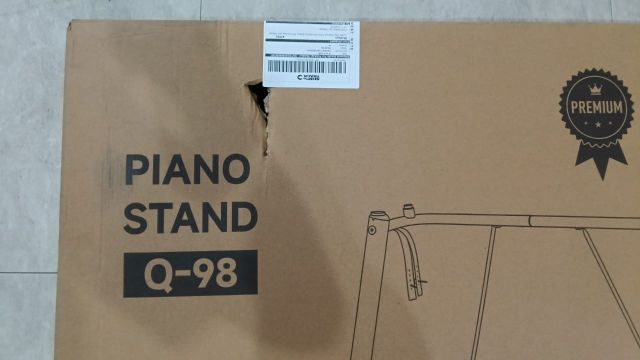 B STOCK (BS-189) Bullet Groove U-Shape Digital Piano Stand / Keyboard Stand
