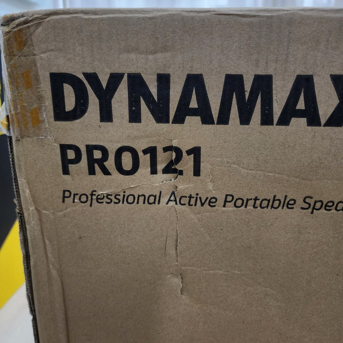 B STOCK (BS-205) Dynamax PRO121C 12" Active Speaker with USB, Bluetooth and 2 x Handheld Microphone