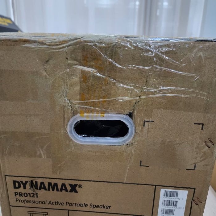 B STOCK (BS-205) Dynamax PRO121C 12" Active Speaker with USB, Bluetooth and 2 x Handheld Microphone
