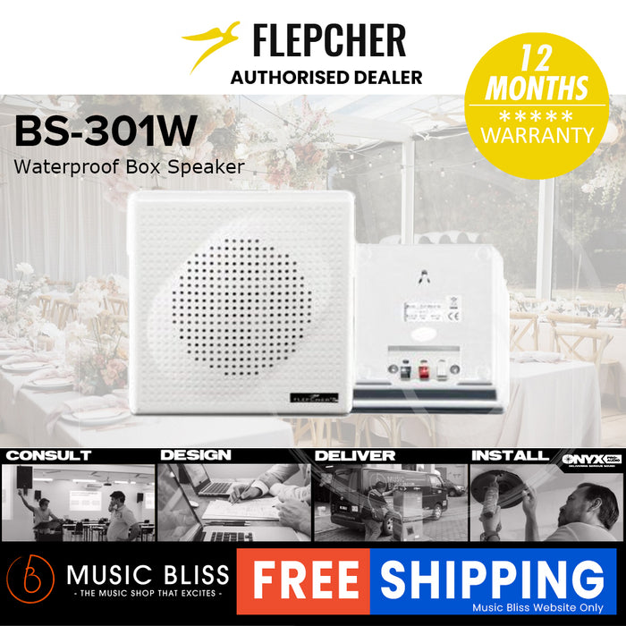 Flepcher BS-301W Waterproof Box Speaker