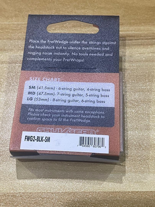 B STOCK (BS-359) Gruv Gear Fretwedge Headstock Dampener Small (2 Pack) - For 6 String Guitars