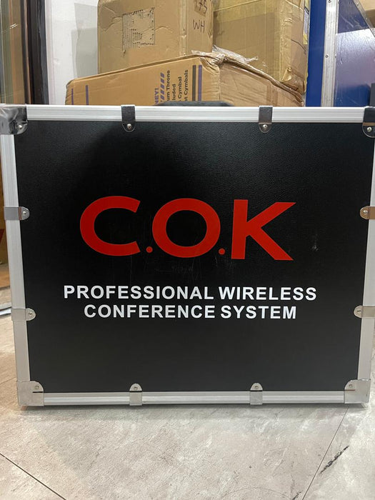 B STOCK (BS-365) Bullet Groove Conference Office King : Professional 8 Channel UHF Wireless Conference Office Microphone System (COK MT8801)