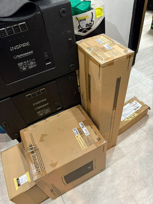 B STOCK (BS-369) Turbosound iNSPIRE iP500 V2 600W 3-channel Portable Column PA System (iP500V2 / iP-500V2 / iP 500V2)