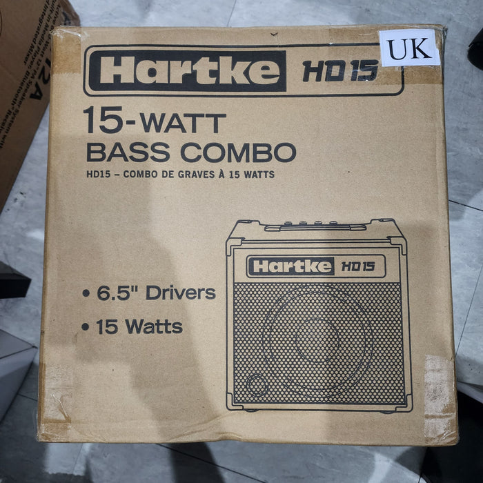 B STOCK (BS-378) Hartke HD15 Bass Combo Amplifier (HD-15)