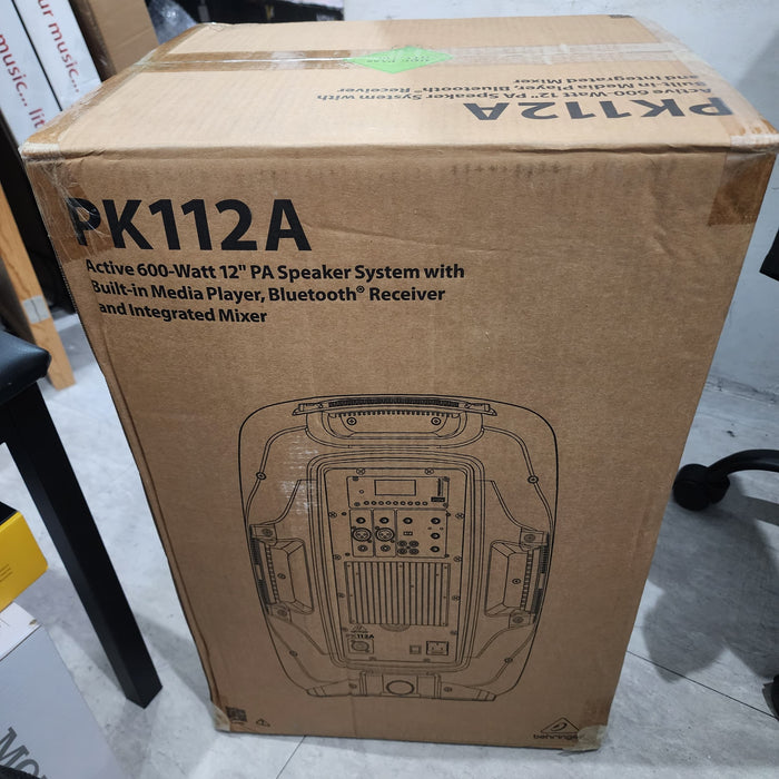 B STOCK (BS-379) Behringer PK112A Active 600W 12" PA Speaker System with Bluetooth (PK-112A / PK 112A)