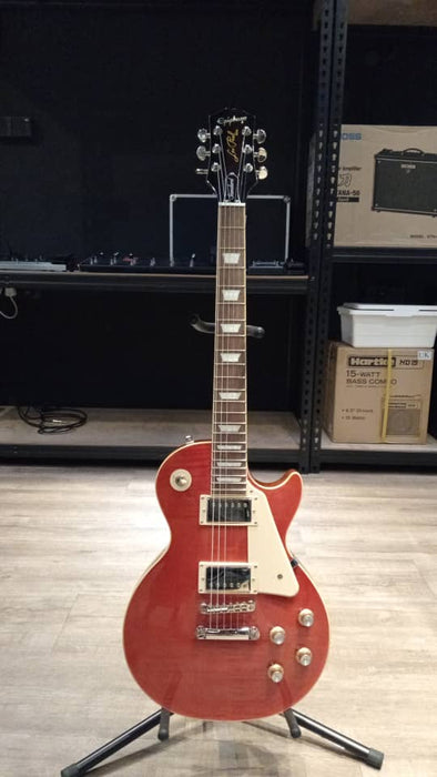 B STOCK (BS-382) Epiphone Les Paul Standard '60s Electric Guitar with Premium Gigbag - Translucent Fuchsia