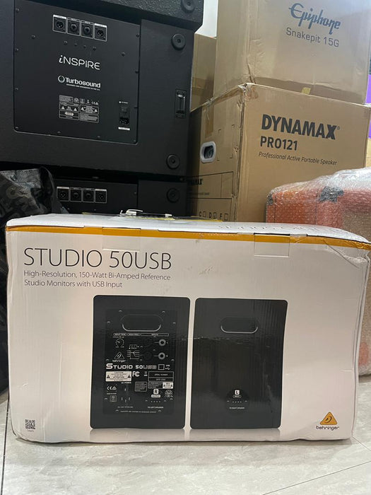 B STOCK (BS-388) Behringer STUDIO 50USB 5" Powered Studio Monitors with USB (STUDIO50USB / STUDIO-50USB)