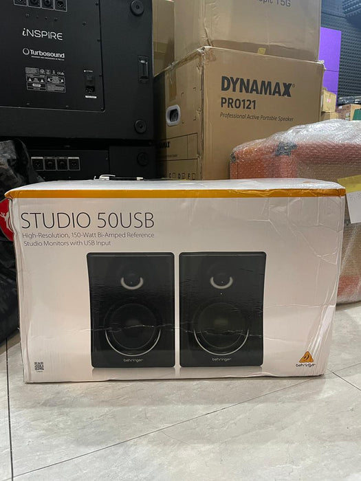 B STOCK (BS-388) Behringer STUDIO 50USB 5" Powered Studio Monitors with USB (STUDIO50USB / STUDIO-50USB)