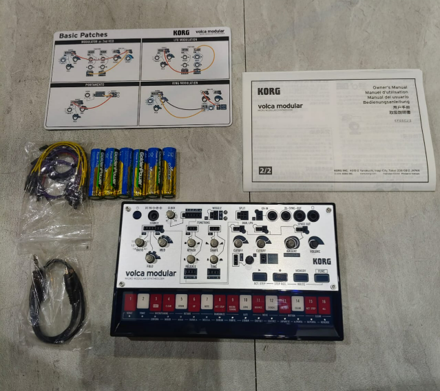B STOCK (BS-404) Korg Volca Modular Semi-Modular Synthesizer with Sequencer