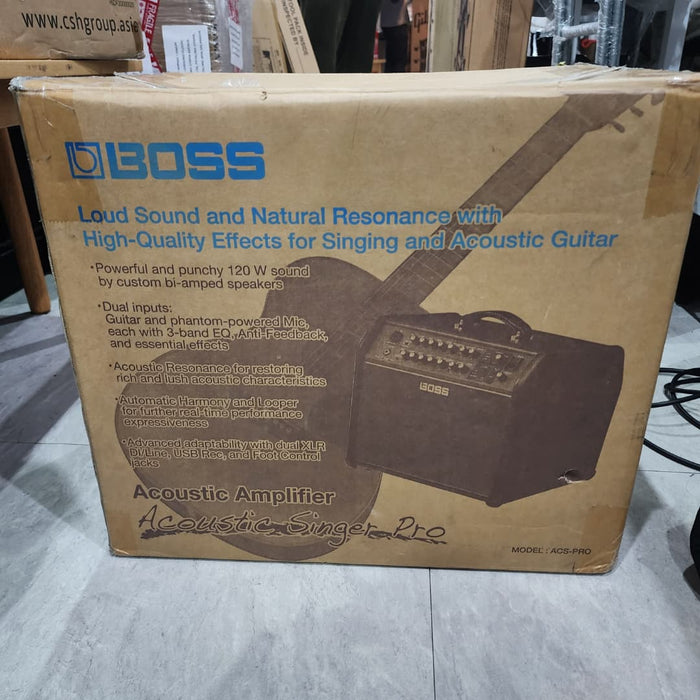B-STOCK (BS-418) Boss Acoustic Singer Pro 120-watt Acoustic Combo Amplifier