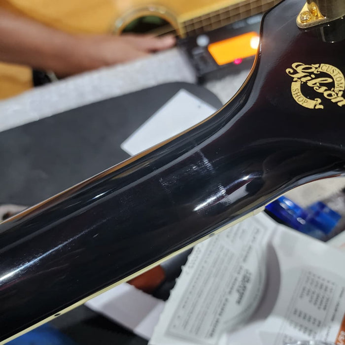 [SN 22604035] CERTIFIED USED GIBSON J-45 CUSTOM - EBONY [2024]