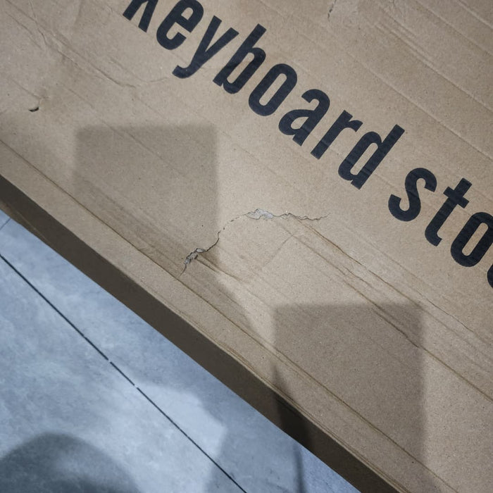 B STOCK (BS-454) Bullet Groove Padded Universal X-Style Black Piano Bench, Black X Style Keyboard Bench, Budget Keyboard/ Piano Chair, Best X Style Piano Bench with comfortable Padding