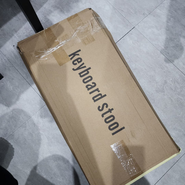 B STOCK (BS-454) Bullet Groove Padded Universal X-Style Black Piano Bench, Black X Style Keyboard Bench, Budget Keyboard/ Piano Chair, Best X Style Piano Bench with comfortable Padding