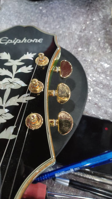 B STOCK (BS-460) Epiphone Emperor Swingster Hollowbody Electric Guitar - Forest Green Metallic