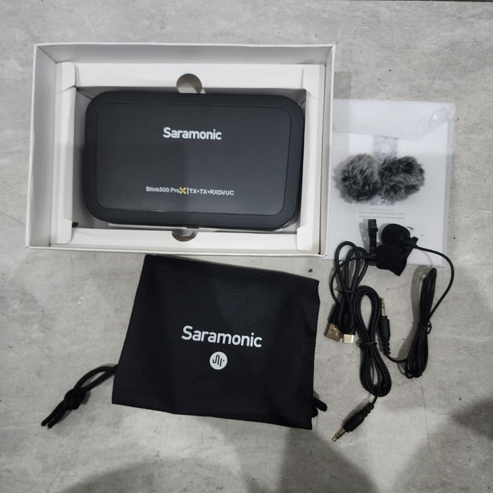 B STOCK (BS-470) Saramonic Blink500 ProX B6 Two-Person Digital Wireless Lavalier Microphone System with USB-C Connector