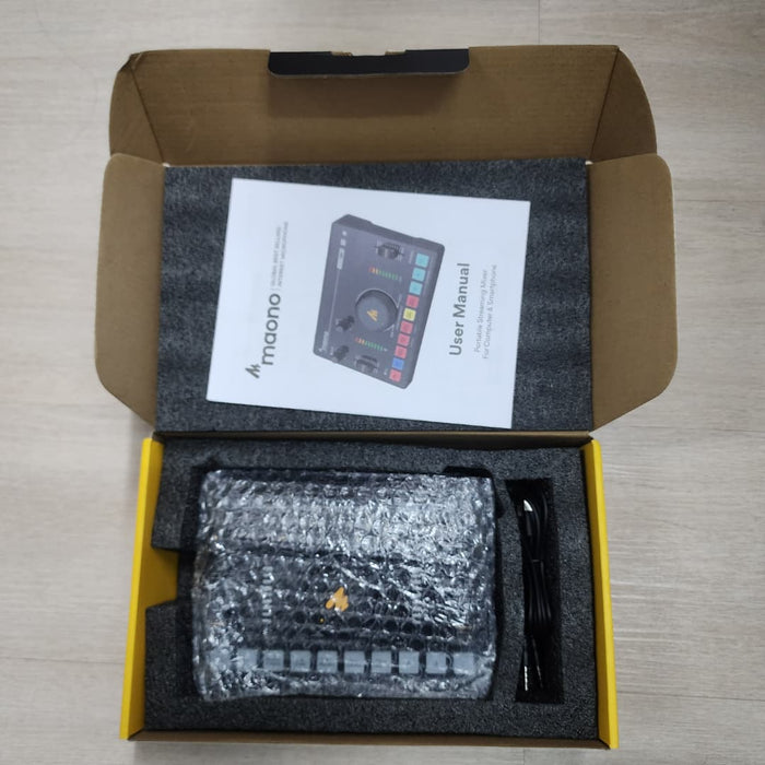 B STOCK (BS-484) MAONO AMC2 NEO One-Stop Streaming Audio Mixer & Sound Card - Black