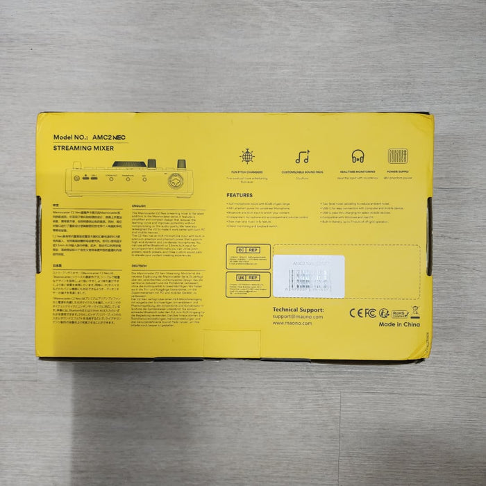 B STOCK (BS-484) MAONO AMC2 NEO One-Stop Streaming Audio Mixer & Sound Card - Black