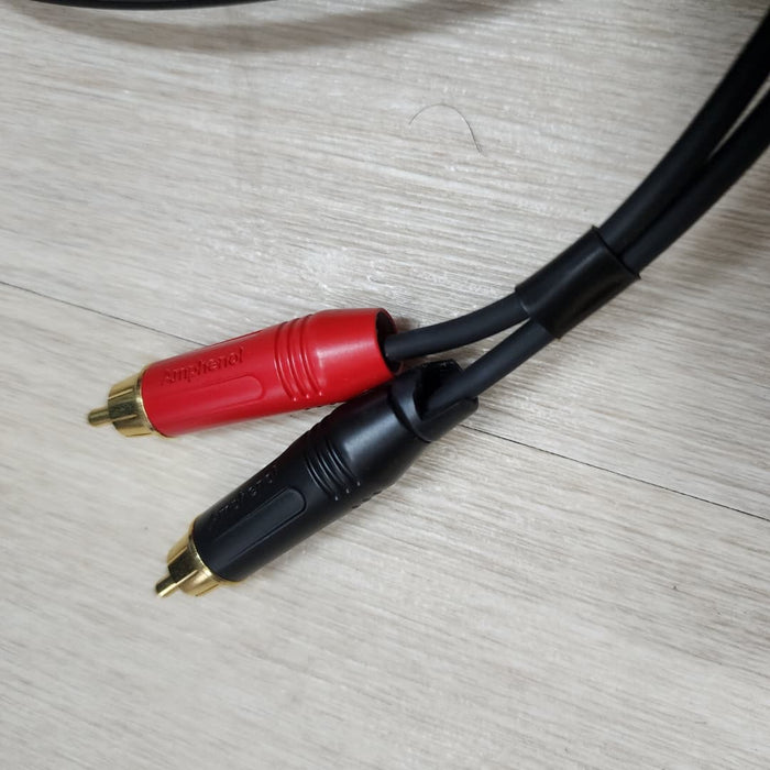 B STOCK (BS-488) Sommer Onyx 2025 Dual RCA to Dual RCA Stereo Interconnect Cable (3 Meters)