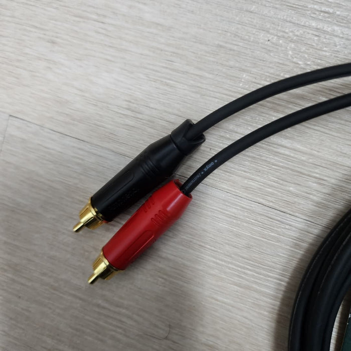 B STOCK (BS-488) Sommer Onyx 2025 Dual RCA to Dual RCA Stereo Interconnect Cable (3 Meters)