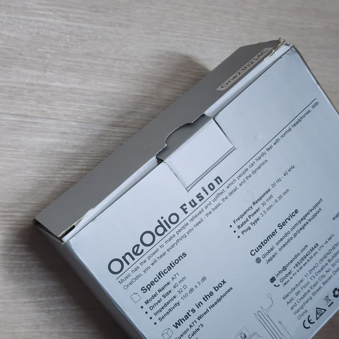 B STOCK (BS-492) OneOdio A71M Head-mounted Noise Reduction Wired Headphone with Microphone (A71BK)