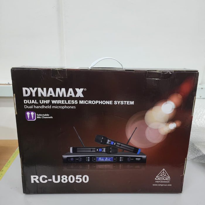 B STOCK (BS-494) Dynamax RC-U8050 Dual UHF Wireless Microphone
