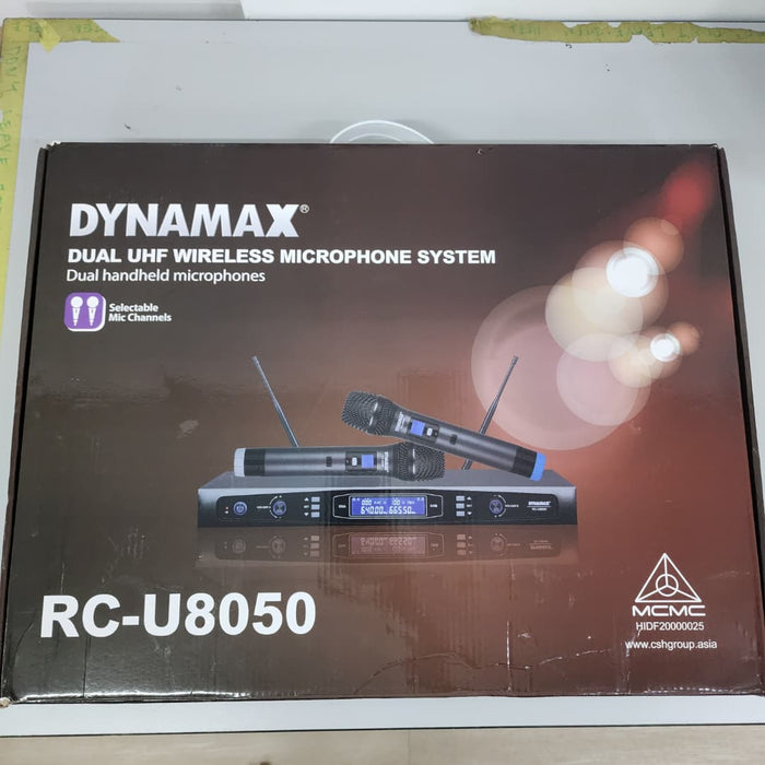 B STOCK (BS-494) Dynamax RC-U8050 Dual UHF Wireless Microphone