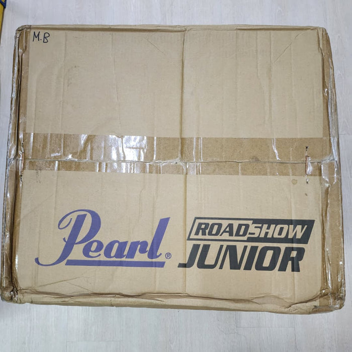 B STOCK (BS-500) Pearl Roadshow Junior 5-piece Complete Drum Set with Cymbals and Hardware - Jet Black