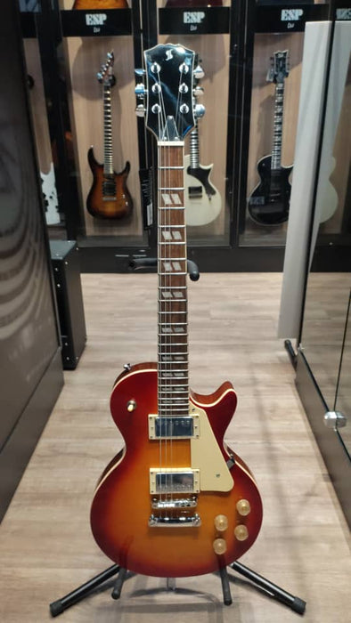 B STOCK (BS-505) Stagg Deluxe Series Electric Guitar - Honey