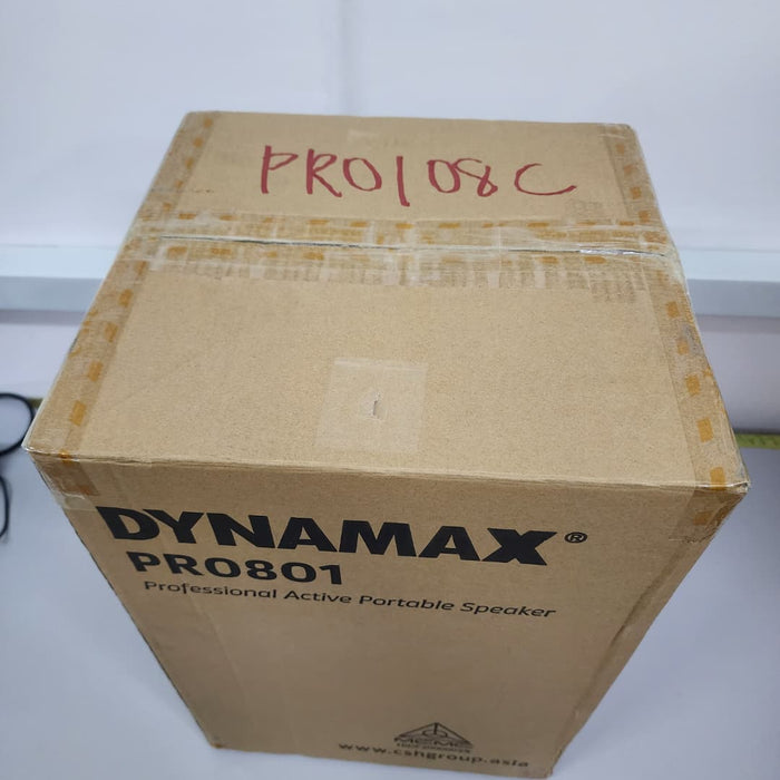 B-STOCK (BS-507) Dynamax PRO801C 8" Active Speaker with USB, Bluetooth and 2 x Handheld Microphone (PRO801)