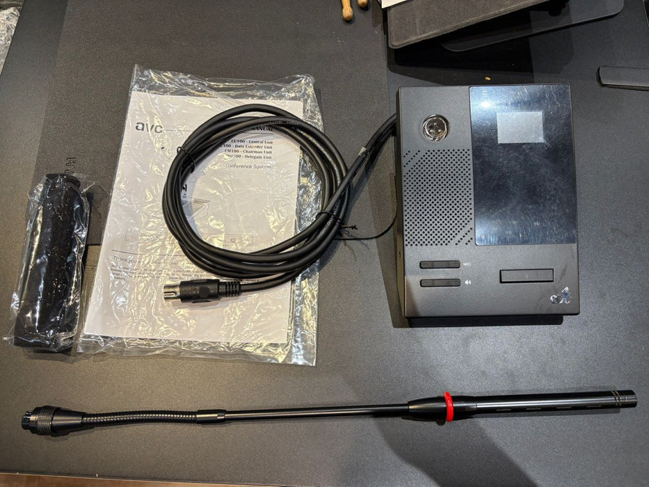B STOCK (BS-508) Amperes AVC DM100 Delegate Unit for Conference System