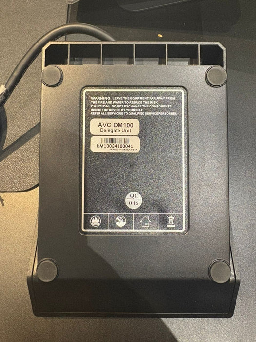 B STOCK (BS-508) Amperes AVC DM100 Delegate Unit for Conference System