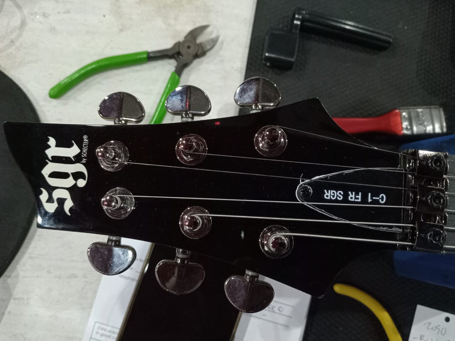 B STOCK (BS-522) Schecter SGR C-1 FR Electric Guitar - Gloss Black