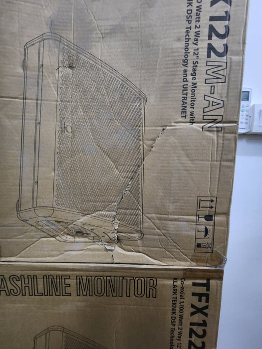 B STOCK (BS-524) Turbosound TFX122M-AN 1100W 12 inch 2-way Flashline Series Stage Monitor (TFX122MAN)