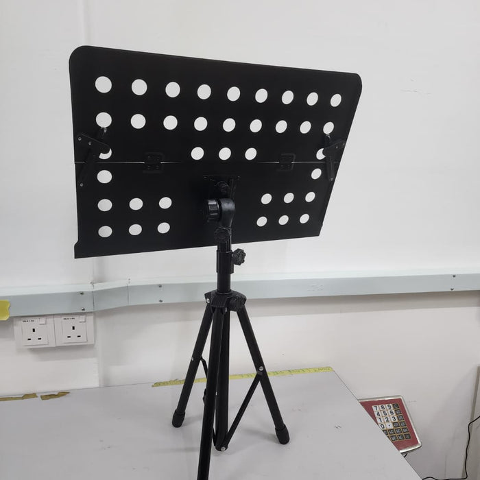 B STOCK (BS-537) Bullet Groove Conductor Music Stand (P-06) - Stand & Conductor Plate