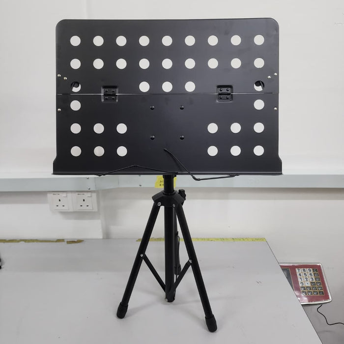 B STOCK (BS-537) Bullet Groove Conductor Music Stand (P-06) - Stand & Conductor Plate