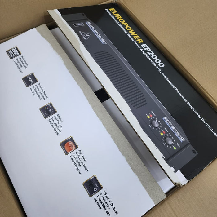 B STOCK (BS-539) Behringer Europower EP2000 2-channel Power Amplifier