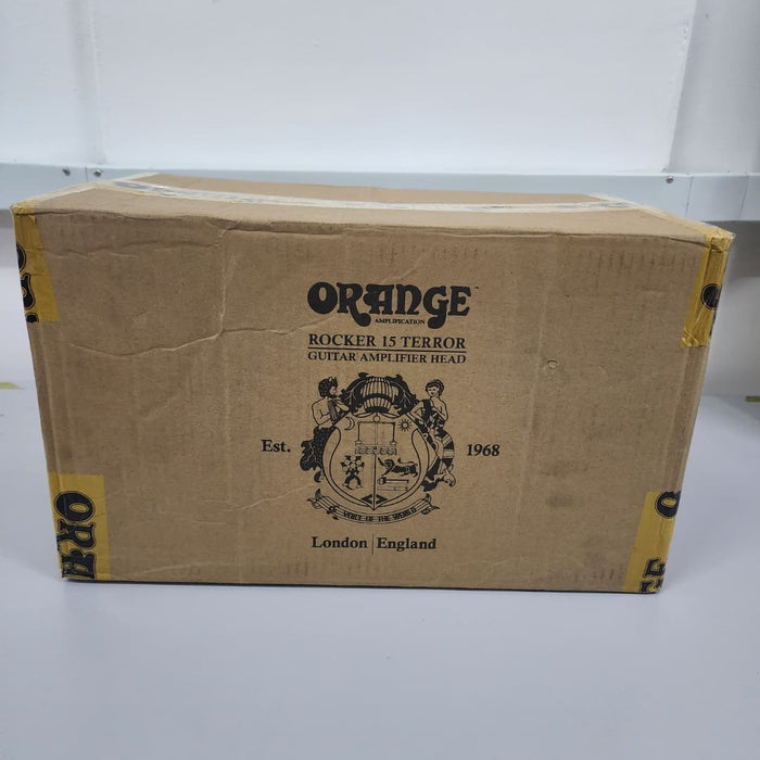 B STOCK (BS-542) Orange Rocker 15 Terror 15-watt 2-channel Tube Head