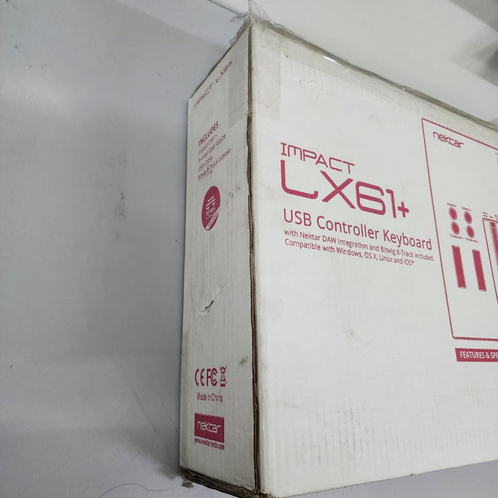 B STOCK (BS-544) Nektar Impact LX61+ 61 Key Synth Action Keys Keyboard Controller