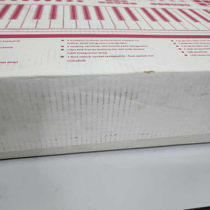 B STOCK (BS-544) Nektar Impact LX61+ 61 Key Synth Action Keys Keyboard Controller