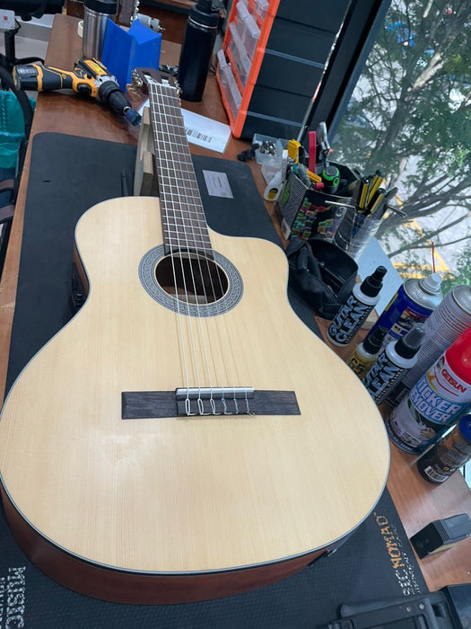 B STOCK (BS-546) Cort AC120CE Classical Guitar with Bag - Open Pore