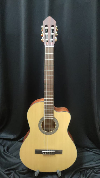 B STOCK (BS-546) Cort AC120CE Classical Guitar with Bag - Open Pore