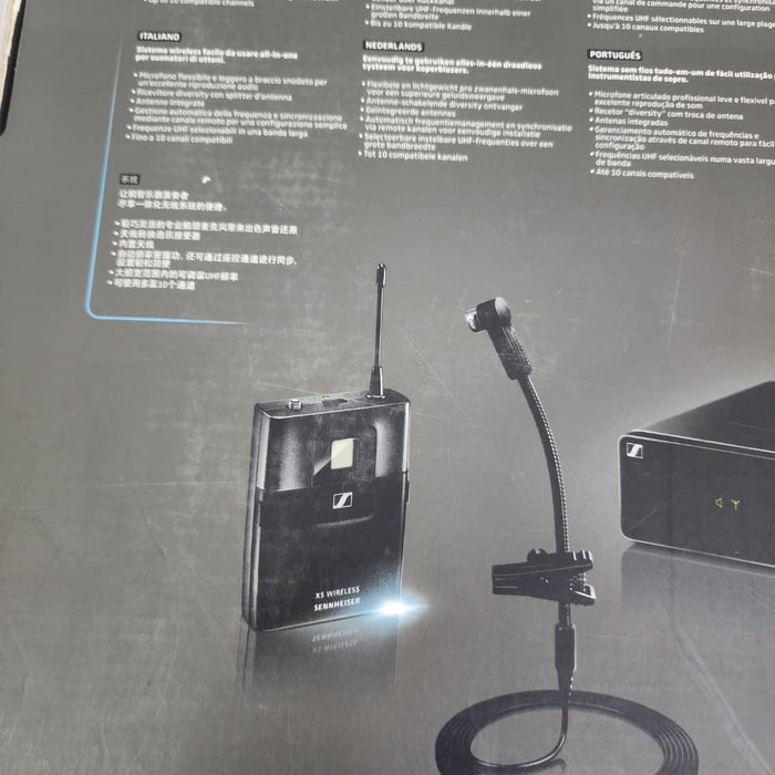 B STOCK (BS-554) Sennheiser XSW 1-908 Wireless Instrument Microphone System (Band B: 614-638 MHz)