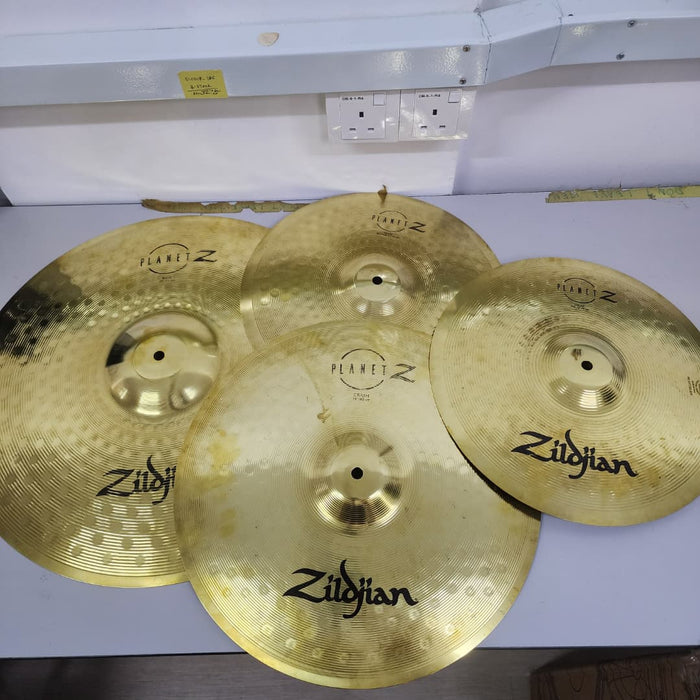 B STOCK (BS-570) Zildjian Planet Z 4-piece Cymbal Set - 14", 16", 20"
