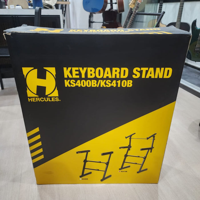 B STOCK (BS-573) Hercules KS410B Auto-Lock Z-Style Keyboard Stand with EZ-Lok Tier